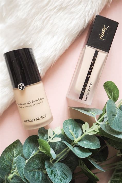 giorgio armani foundation vs ysl|Giorgio Armani luminous silk.